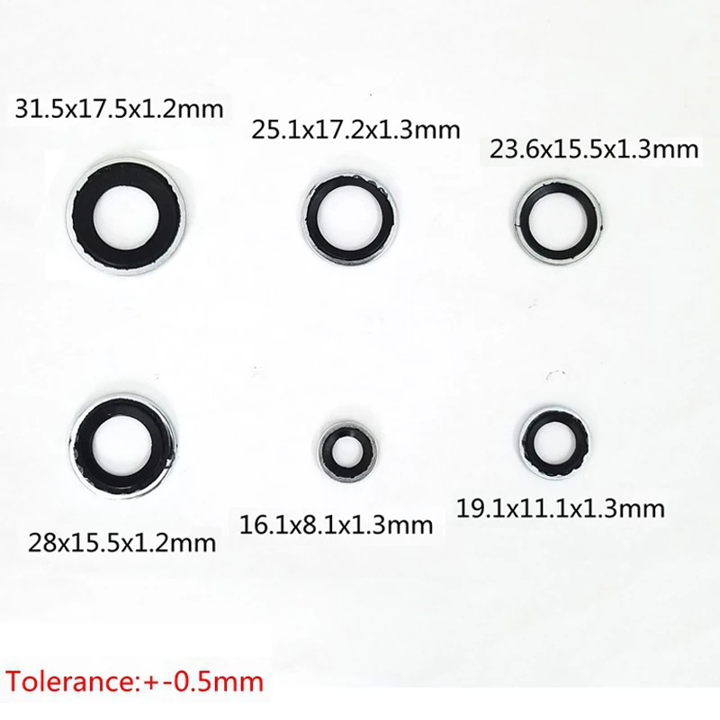 Уплотнительное кольцо ассортимент инструмент для ремонта уплотнительная прокладка шайба набор 30 шт. насос для кондиционера шайба A/C компрессор
