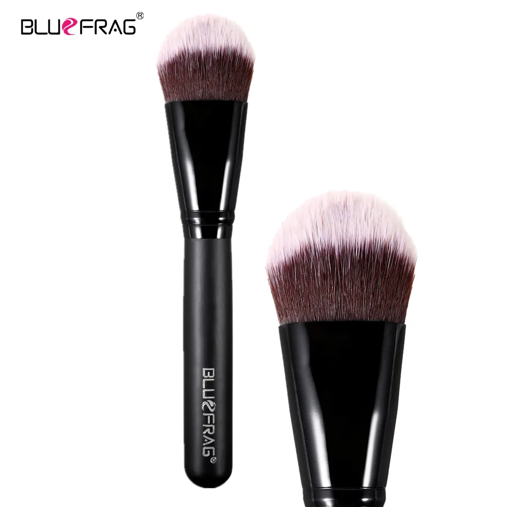 BLUEFRAG Domed Stippling Brush Duo Fiber Versatile Makeup Brush for