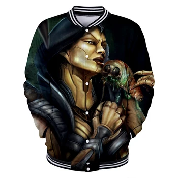 

Hot Sale Game Mortal Kombat 11 3D Jacket Boy/Girl Fashion Hip Hop streetwear Baseball uniform High Quality Comfortable Tops