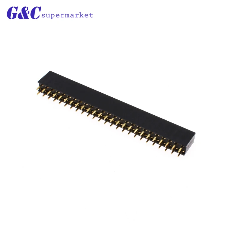

5/10PCS 2X25Pin Header Strip 2.54mm 25pin Double Row Straight Female