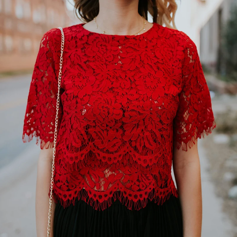 

Women T Shirt Fashion Hollow Out Sexy Summer Tops Ladies Short Sleeve Solid T shirt Women Casual Lace Women Tee Shirt