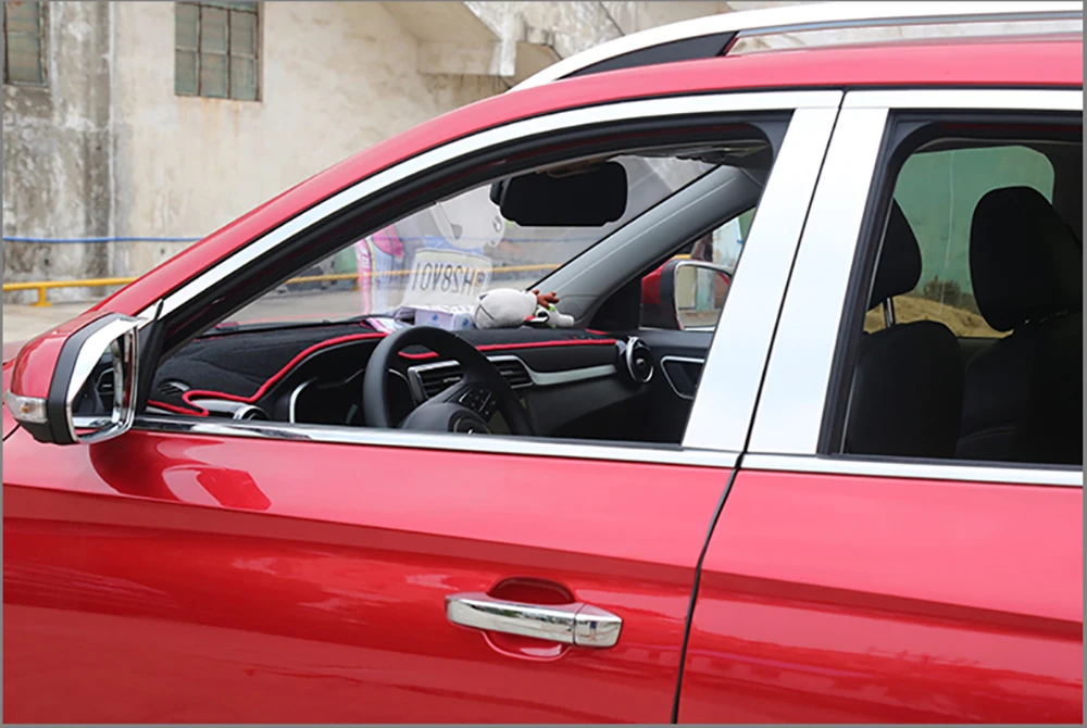 AITWATT для MG ZS нержавеющая сталь Центральная колонна Боковая дверь корпус крышка подоконника планки автомобиля аксессуары 16 шт