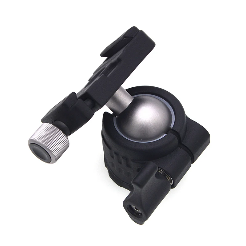 

Aluminum Camera Tripod Ball Head Rocker 1/4inch Screw Mount Quick Release Plate for DSLR Zoom Lens IJS998