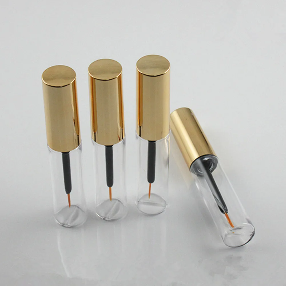 

12pcs 8ml Mini Cosmetic Empty Eyelashes Tube Mascara Eyeliner Vials Bottle Makeup Organzier Container With Brush Plugs
