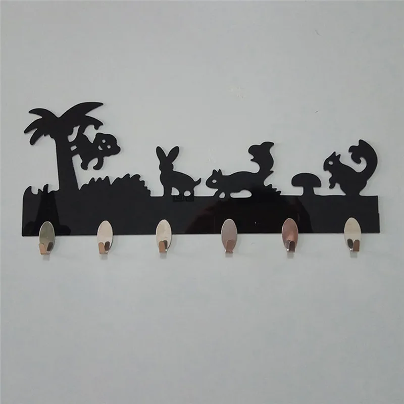 Hooks for Hanging,1 Set 6PC Hook Wall Stickers Decorative Home Furnishing Modern Hooks Wall