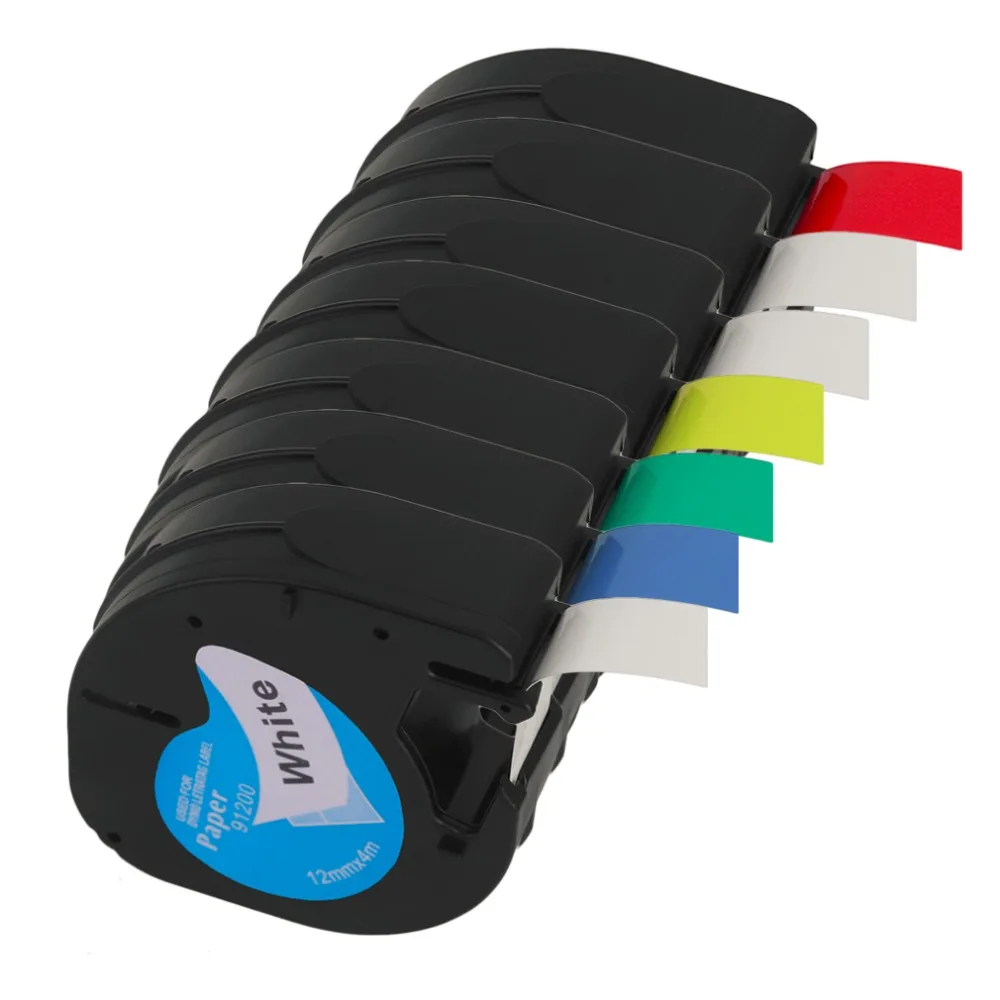 Personal Use 12 4MM Label Tape Great Stability Convenient Label Tag Tape Label Paper Suitable For