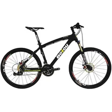 BEIOU Carbon XC Mountain Bike 26-Inch Complete Bicycle MTB 27 Speed S H I M A N O 370 Toray T700 Fiber Glossy Colorful CB004