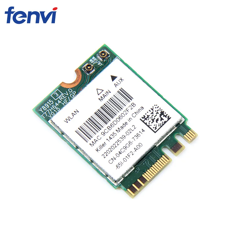 Двухдиапазонный Bigfoot Killer Wireless AC 1435 Atheros QCNFA344A 802.11ac Wifi Bluetooth 4 1 M.2 карты лучше