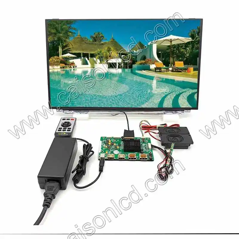 2HDMI + VGA DP аудио 4K LCD плата контроллера Поддержка 17 3 дюйма комплекты ЖК экранов с