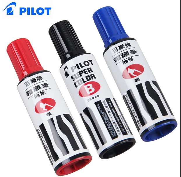 

Pilot Single headed Short marker pen Mark Oily Optical Disc Glass Ceramic plastic marker logstics marker pen free shipping