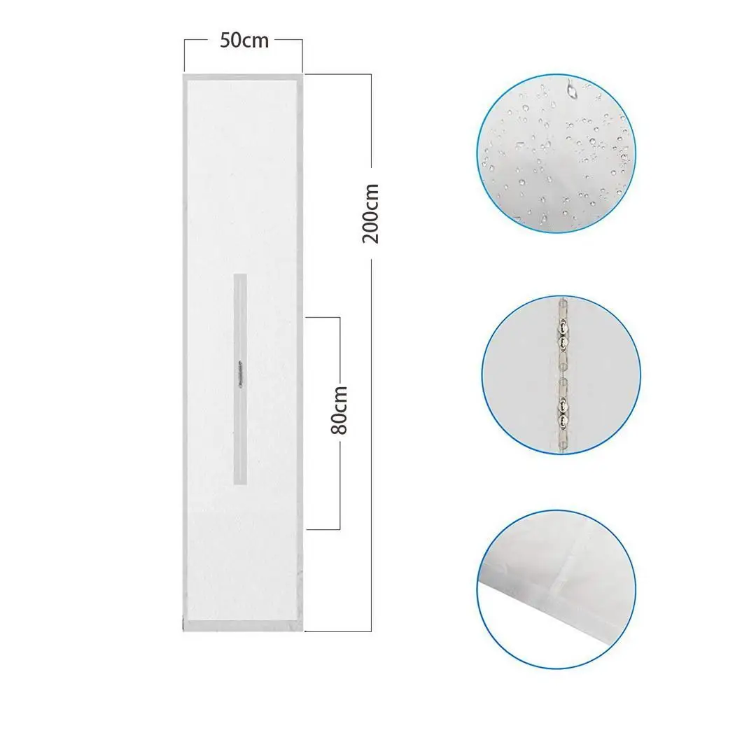 

Durable Home Zipper Closure Hot Air Baffle As Picture Door Seal For Air Appliances Conditioners
