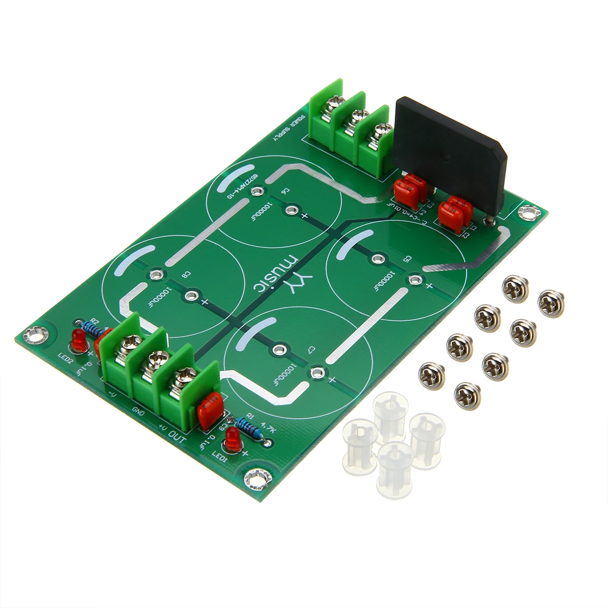 

Mayitr Power Supply Board Empty Board Dual Power Rectifier Filter Audio For TDA8920 LM3886 TDA7293 Amplifier