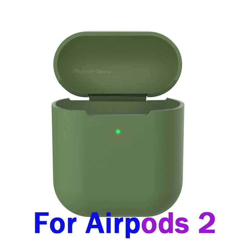 Мягкие силиконовые чехлы для наушников для Airpods 2, защитный чехол для наушников, защитный чехол для Airpods 1 2nd - Цвет: 09