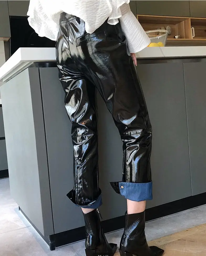 how to stop patent leather pants from squeaking