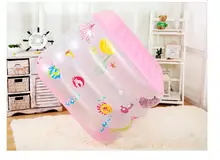 Portable Baby Swimming Pool Inflatable Kids Bath Tub 125x75cm Baby Mini-playground Eco-friendly PVC Pond Kids Holiday Gifts munchkin white hot inflatable safety bath tub duck 1 count kids mini playground