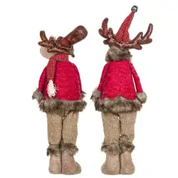 Рождественский олень кукольный орнамент Рождественский современный подарок рождественские украшения