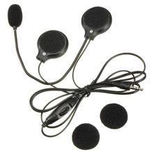 3.5mm Jack Motorcycle Bike Microphone Stereo Speaker Helmet Headphone MP3