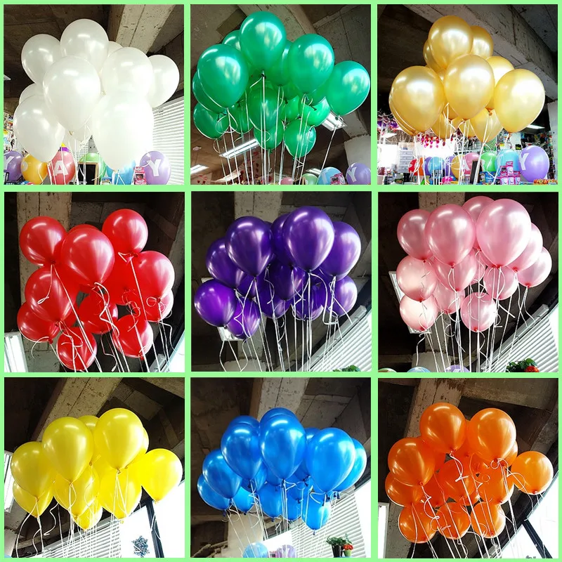 

100pcs/lot 10inch White 1.5g Latex Balloons Air Balls Inflatable Wedding Party Decoration Birthday Kid Party Float Balloons Toys