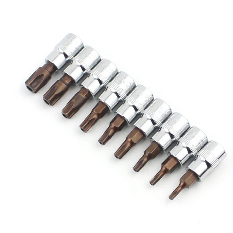 Torx Star Pentalobe Screwdriver Bit Socket Set 1/4 Inch Drive Socket