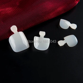 

Natural Toenails Plastic False Toenail Tips 500pcs