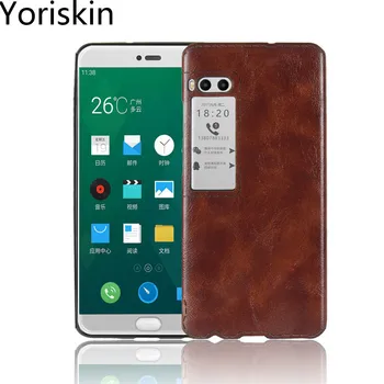 

High Quality PU Leather Skin Protective Carzy Horse Pattern Back Cover Slim Soft TPU Phone Case For Meizu Pro 7 Accessories