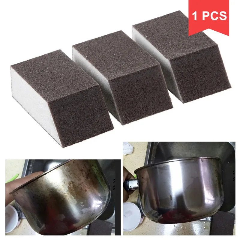 

Emery Sponge Wipe The Magic Wipe Iron Scale Sponge Kitchen Decontamination Cleaning Brush Dishwashing Sponge Block