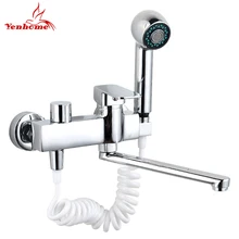 360 Rotate Solid Brass Pull Out Spray Faucet Chrome Brass Kitchen Faucet Cold and Hot Water Mixer Tap Single Handle Two Spouts 360 Rotate Solid Brass Pull Out Spray Faucet Chrome Brass Kitchen Faucet Cold and Hot Water Mixer Tap Single Handle Two Spouts