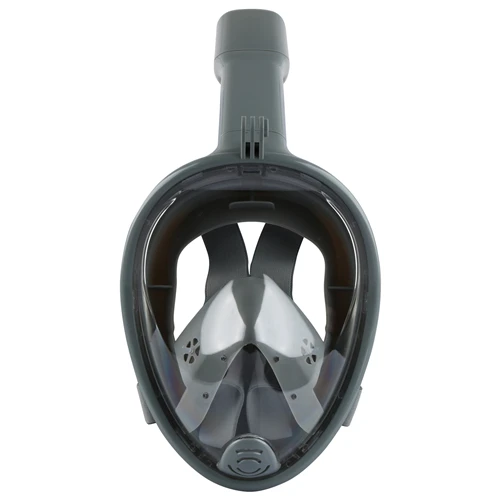 Более широкий угол обзора анфас маска для подводного плавания Анти-Туман Маска для подводного плавания под водой Подводное маска для подводной охоты обучение погружения маска, оборудование - Цвет: Gray