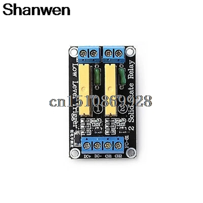 

Relay 2 Channel SSR Solid State Relay High-low Trigger 5A 24V For Arduino UNO R3