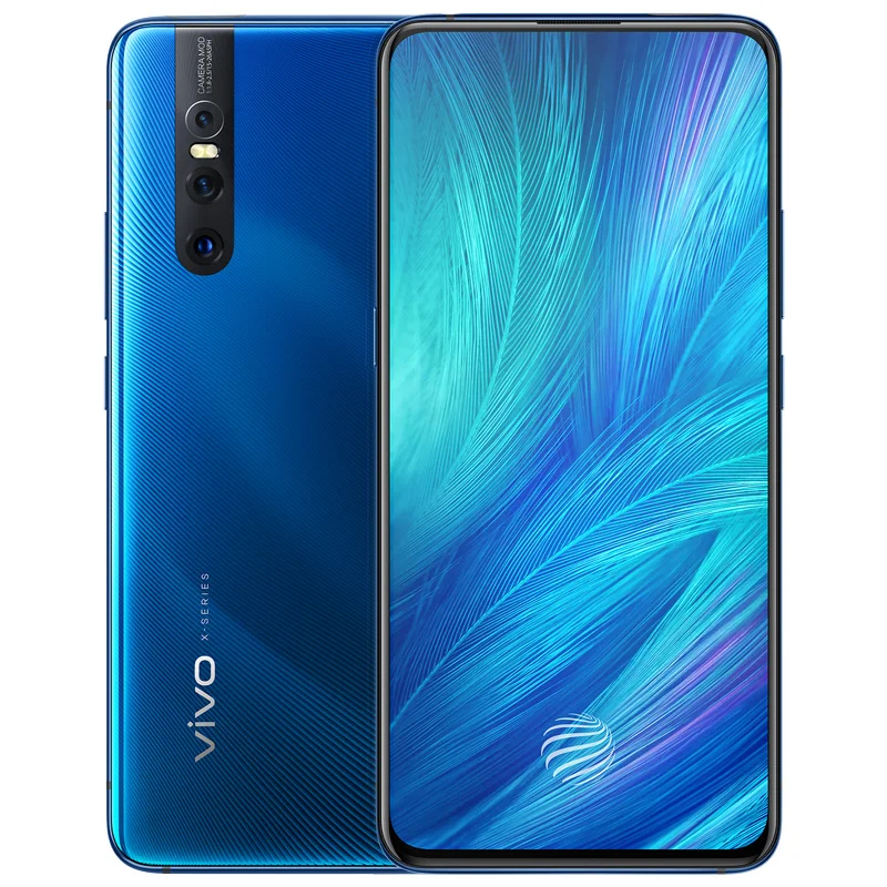 Подарки Vivo X27 мобильный телефон 4G LTE Android 9,0 Восьмиядерный Snapdragon 675/710 8+ 256G экран отпечаток пальца 48MP AI HiFi подъемная камера