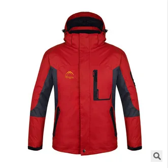 

2015 Mens Winter Jackets 3 in 1 Ski Jacket Waterproof Breathable warm hunting clothes Rock climbing men clothing for hunting