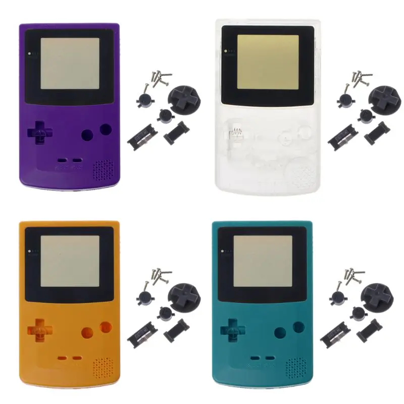 

Game Accessories 4 Colors New Full Housing Shell Cover for Nintendo Game boy GBC Repair Part Housing Shell Pack dropshipping
