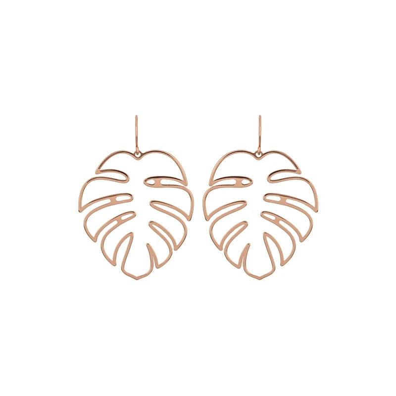 

Fashion Geometry Earrings Personality Simple Leaf Smooth Bohemian Style Earrings Woman Charm Jewelry Accessories