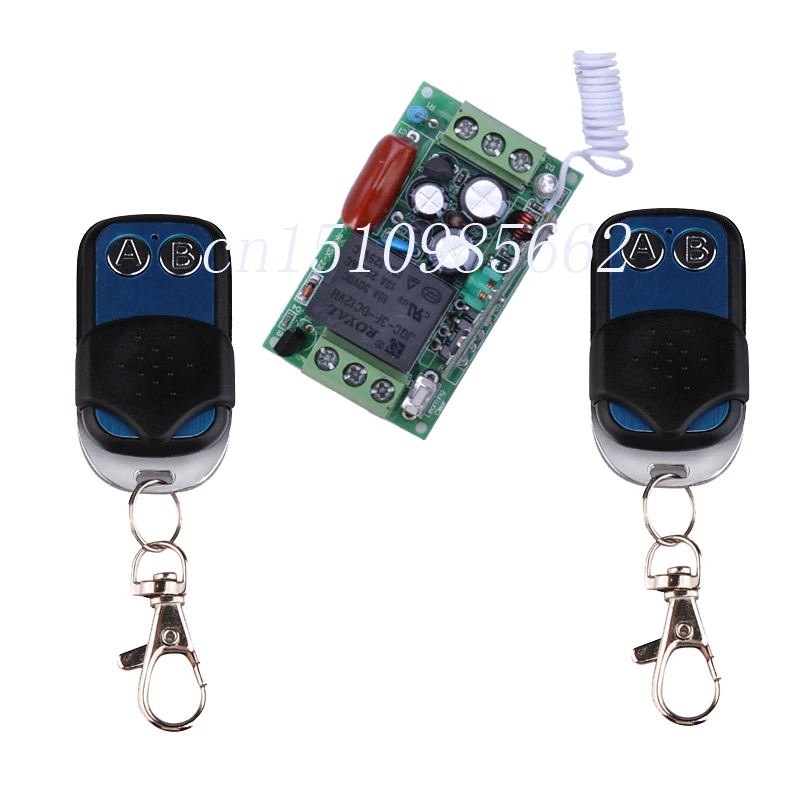 

220V 1CH rf wireless remote control switch Receiver & Transmitter Light Lamp LED Switch Relay Momentary Toggle