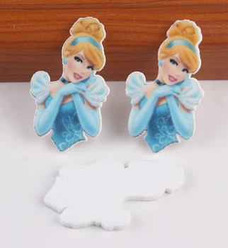 

30pcs princess Flatback Resin cartoon princess snow white Character Planar Resin DIY Craft Accessories E-1