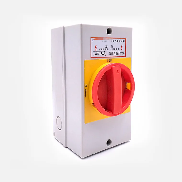 Cam Switch Ue 380 V Ith 63A изолирующий выключатель 3 P с водонепроницаемой защитной коробкой IP65