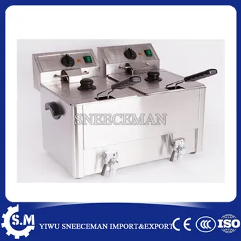 Price 8+8L Double-cylinder Double-cylinder Chicken Fryer Electric Frying Pan French Fryer