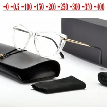 Винтаж прозрачные фотохромные готовые очки для близорукости фоточувствительные Хамелеон антибликовые изменения цвета рецептурные линзы GlassesNX