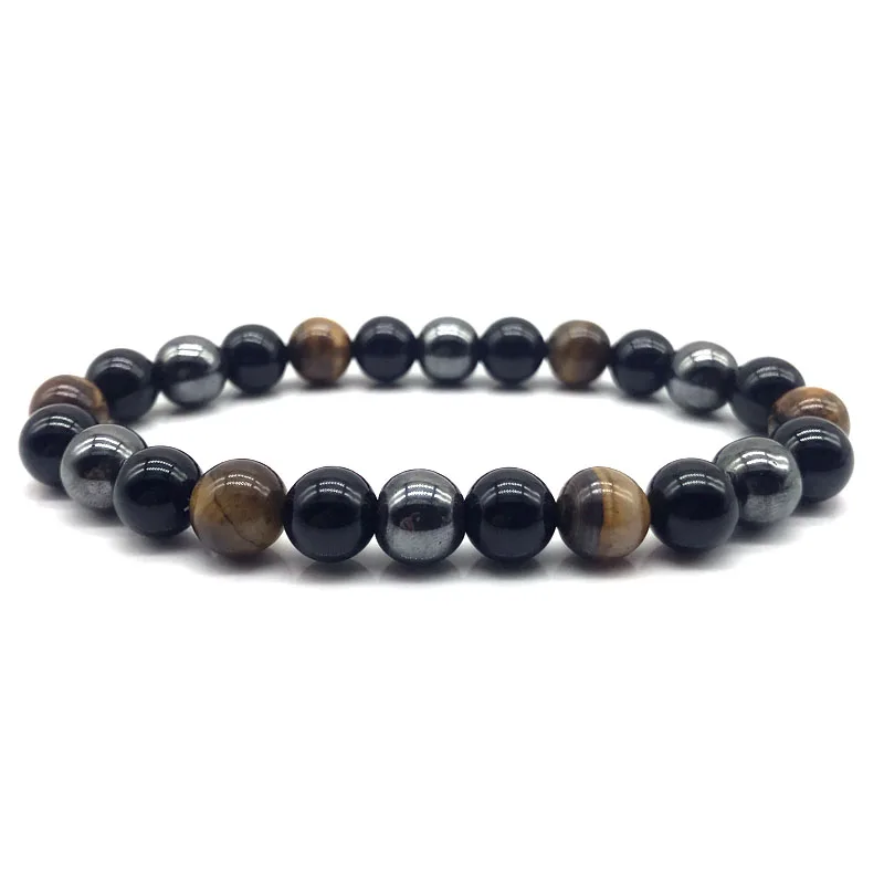 Bead Bracelet Men 2019 Fashion Classic New Simple Stone Beaded Charm Bracelets &amp Bangles For Jewelry Gift | Украшения и