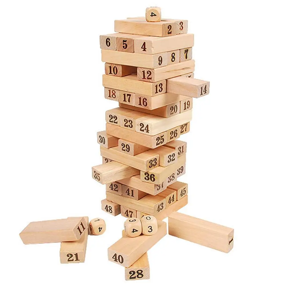 Деревянная Башня деревянная игрушка домино укладчик экстракт фигурные блоки игра здоровая Забавная детская игрушка волочильный барабан игры