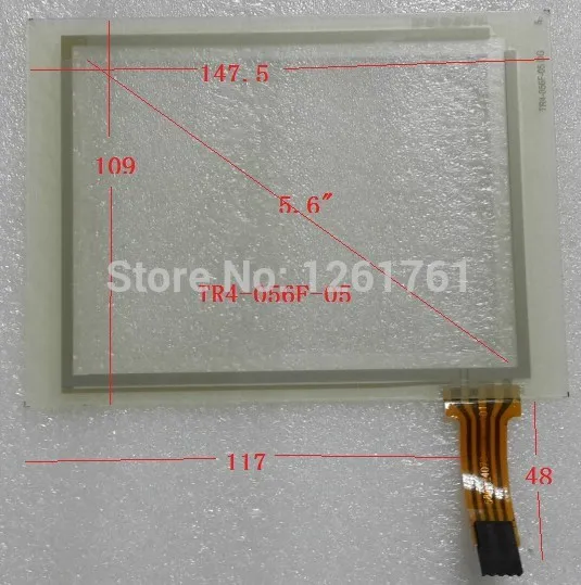 TR4-056F-05 TR4-056F-05 DG 5," стекло с сенсорным экраном