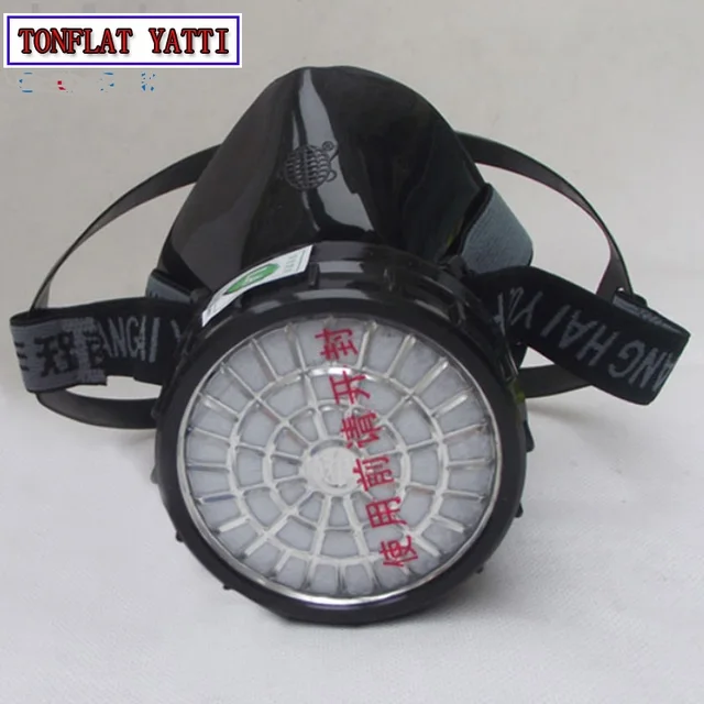Respirator Gas Mask Protective Mask Activated Carbon Single Tank Anti Dust Poison Pesticide Spray Painting Breathable