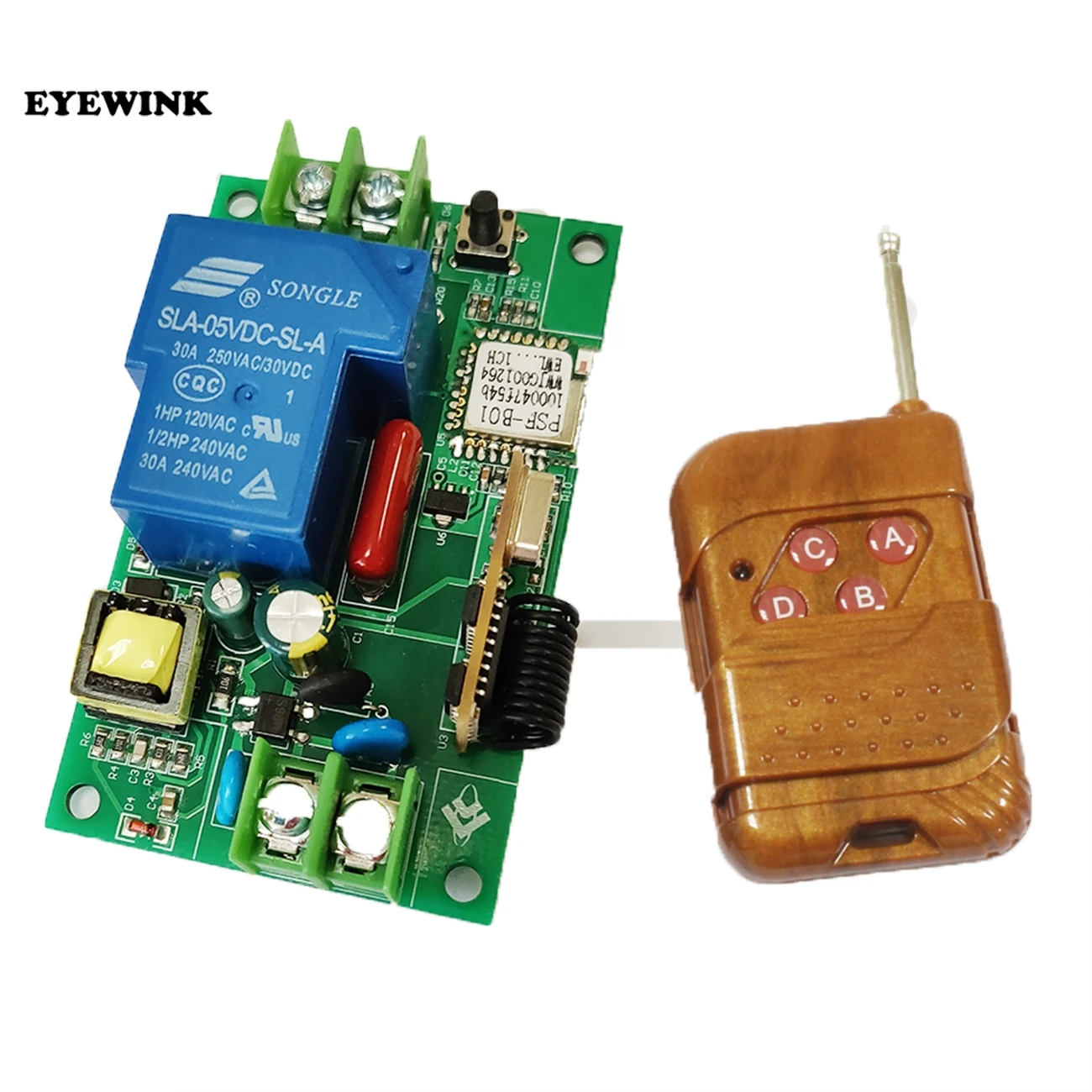 

1 channel of high current 30A mobile phone APP remote control switch WIFI/4G/3G smart home 433MHZ