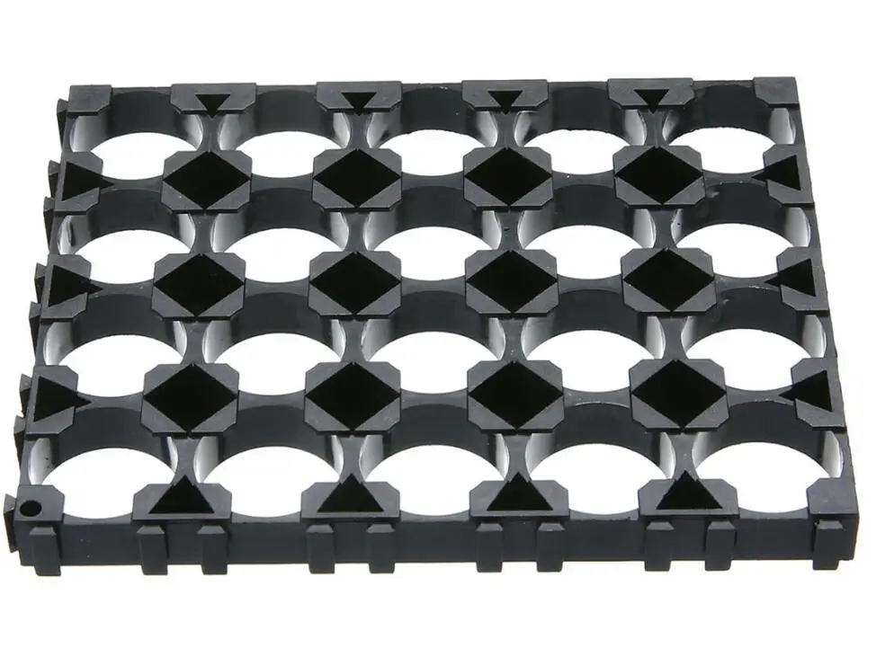 

Wholesale 100pcs/lot 4x5 Cell Battery Spacer 18650 Battery Radiating Shell Pack Plastic Heat Holder Bracket