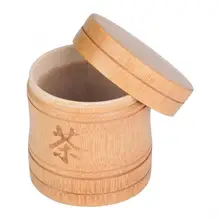 TOPINCN Портативный Легкий бамбуковый Чай Jar Контейнер для хранения с держателем коробка украшения дома аксессуары