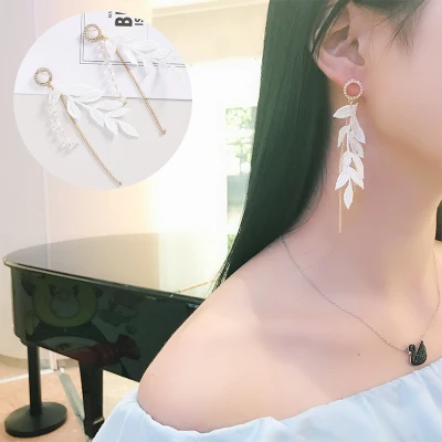 GRACE JUN Clip On Earrings Women Fashion Heart Willow Star Geometric Tassel Cuff Earrings ear clip earrings clip earrings ear clip ear accessories
