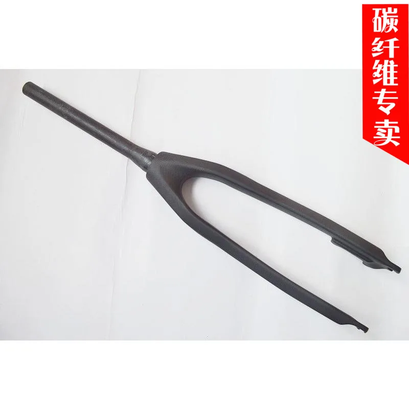 cheap 2017 HOT Scale free 3k ultra light full carbon fiber bicycle highway fork disc hard fork ultra light shock absorbers