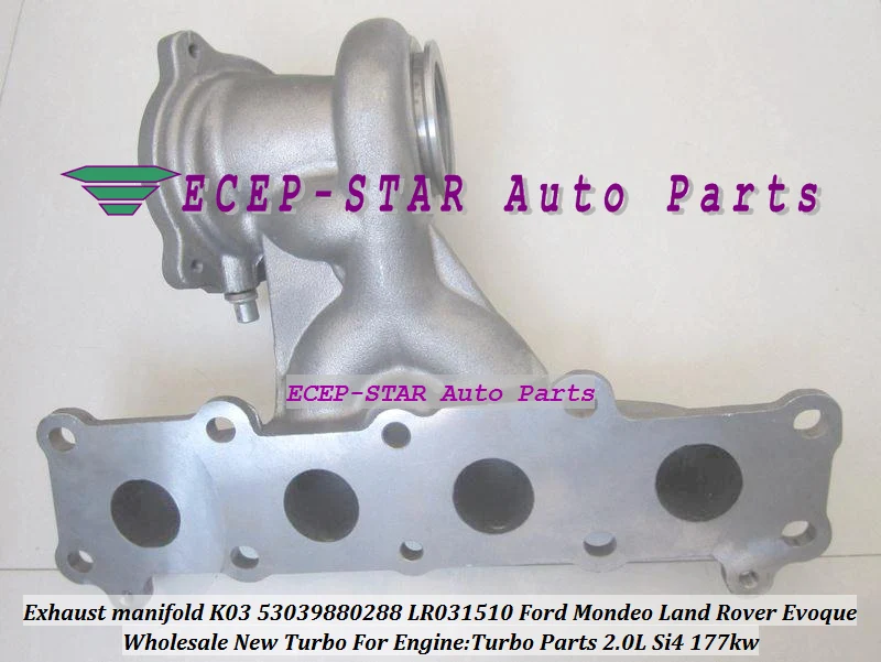 Exhaust manifold K03 53039880288 53039700288 LR031510 Turbo Parts for Ford (4)