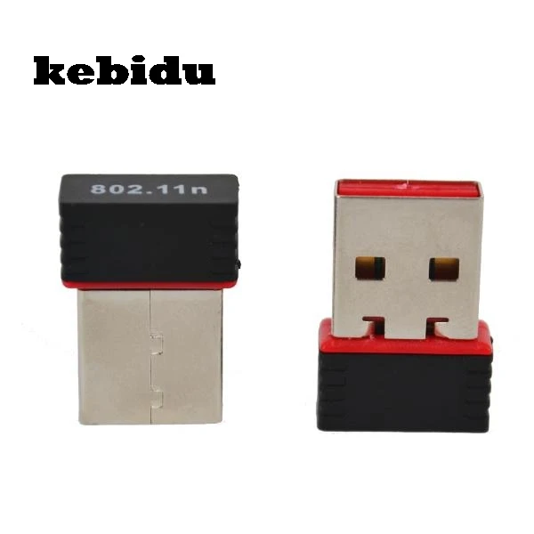 Kebidu USB 2 0 WiFi беспроводной адаптер 150 м Сетевая LAN Карта Мини Мбит/с 802 11 ngb MT7601 для ПК