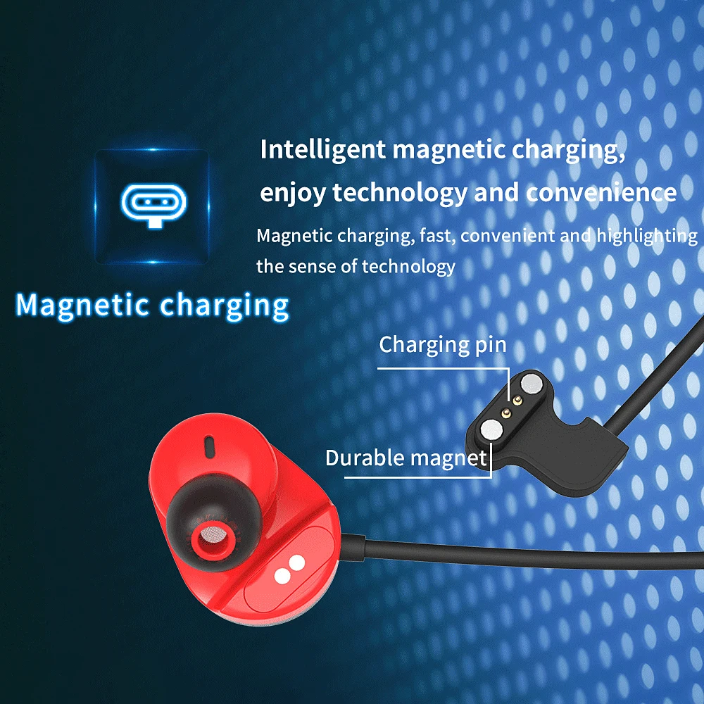 

Timethinker M6 Heart Rate Sport Bluetooth Inear headsets Stereo Headphone Green light induction